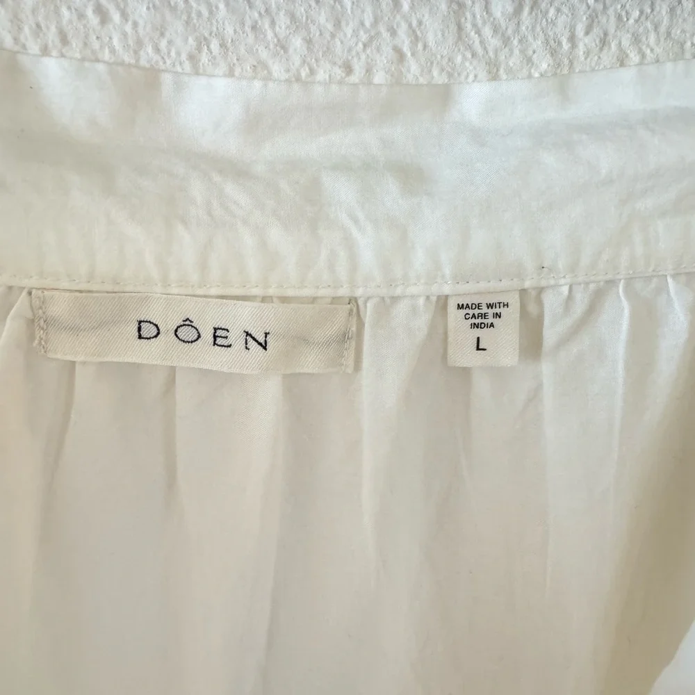 DÔEN Sebastiane Tiered Cotton Maxi Skirt
Size: LARGE - Picture 5 of 6